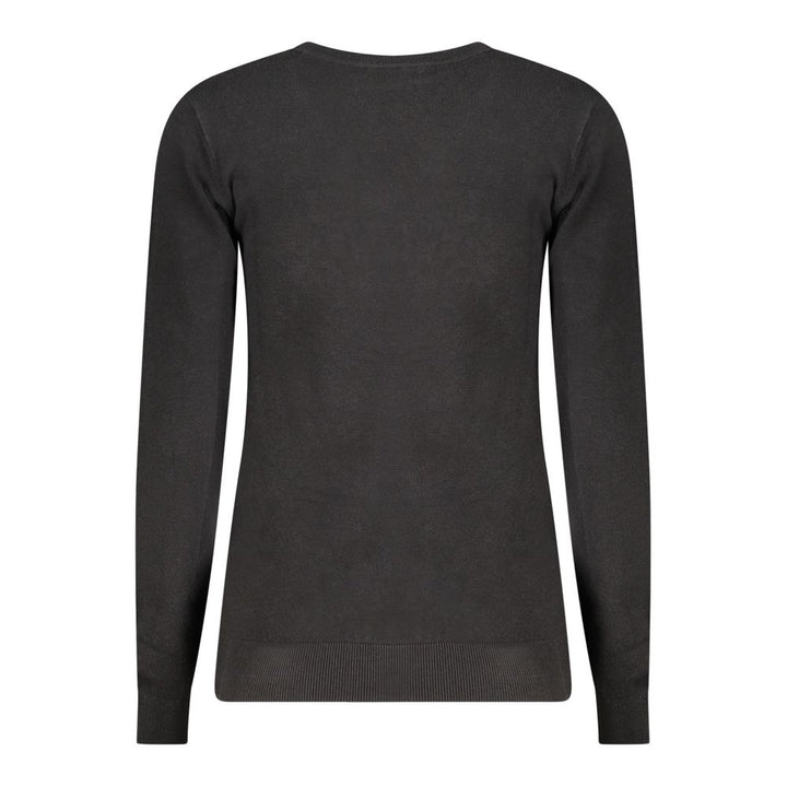 Black Viscose Women Sweater