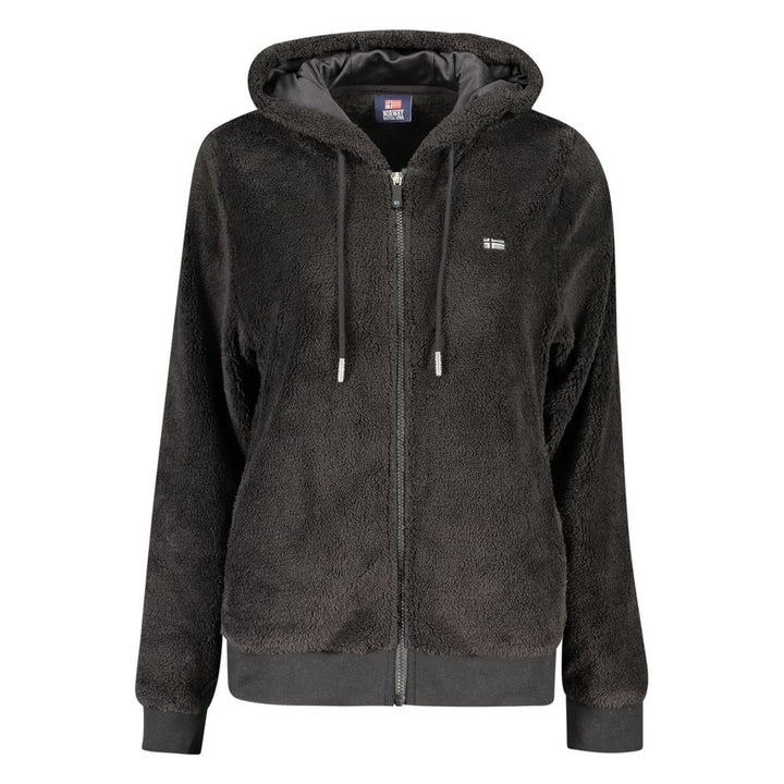 Black Polyester Jackets & Coat