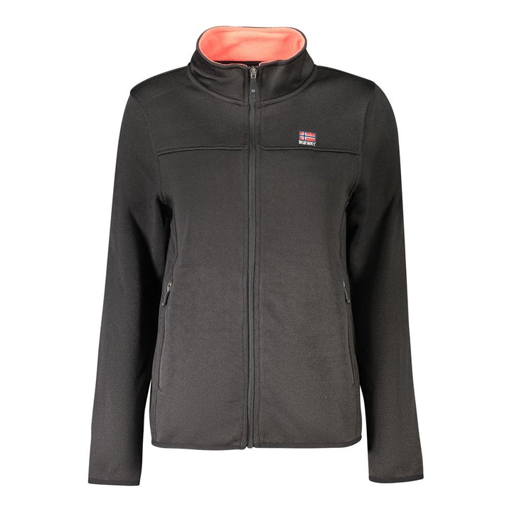 Black Polyester Sweater