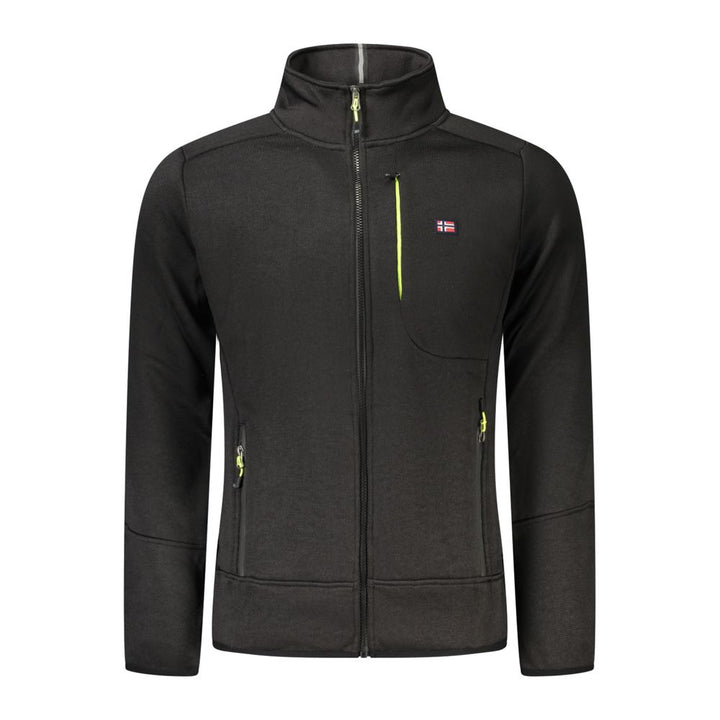 Black Polyester Sweater