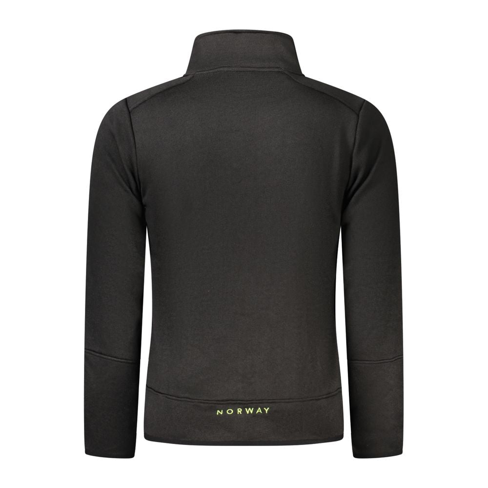 Black Polyester Sweater