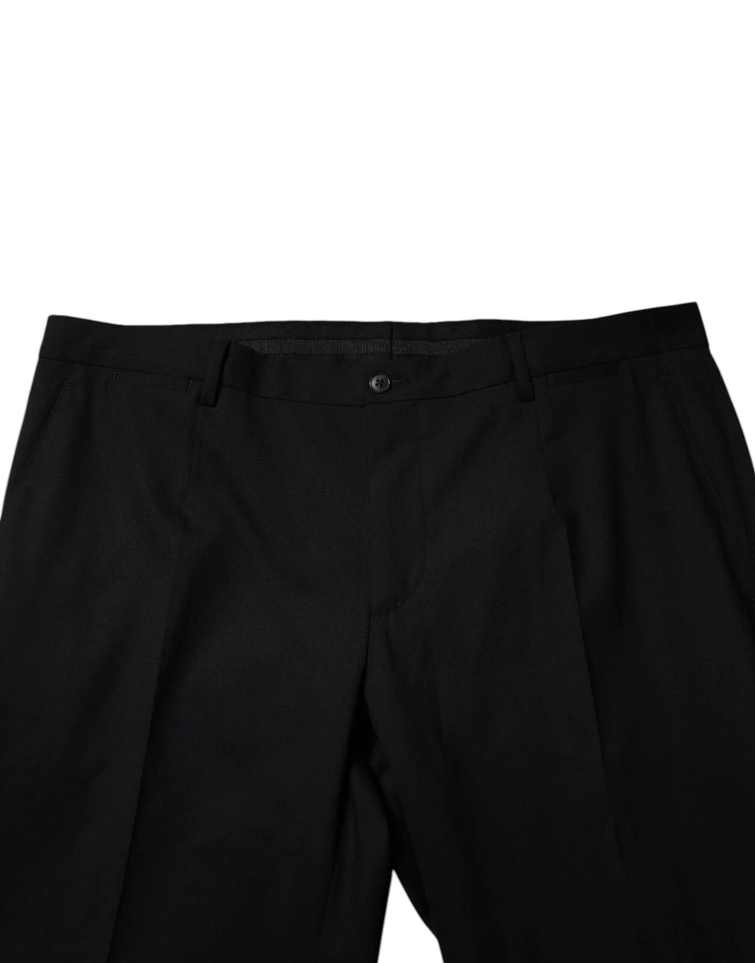 Black Wool Formal Dress Men Trousers Pants
