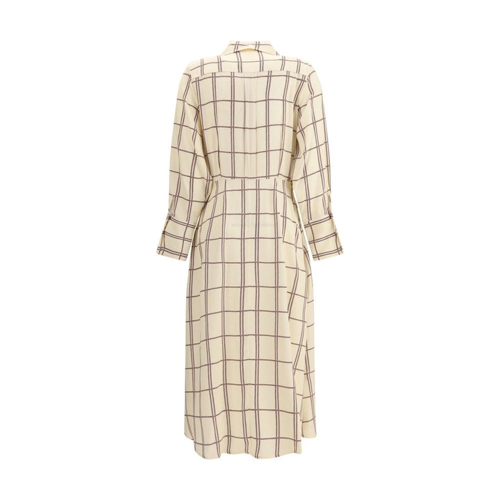 Checked midi Dress