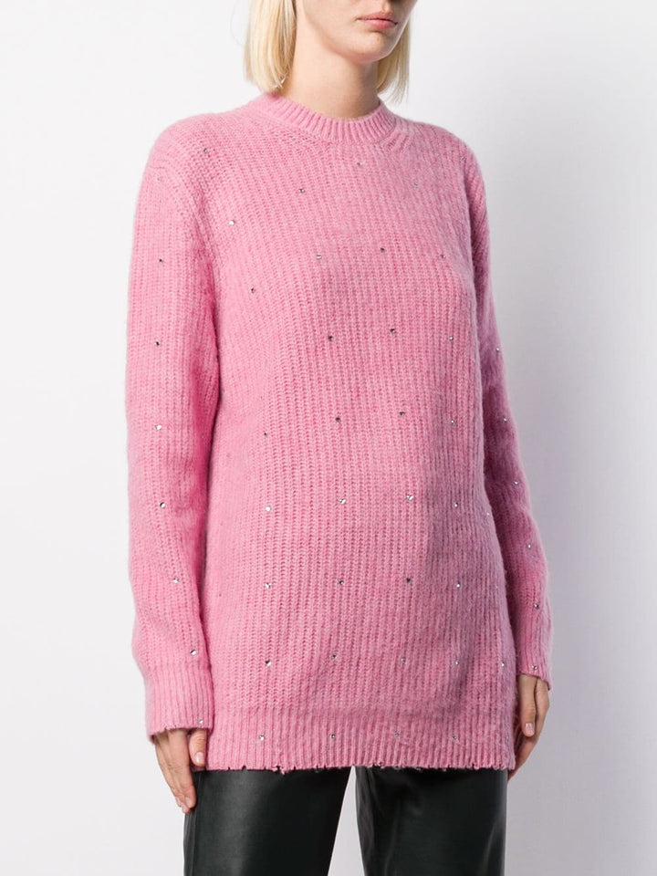 MSGM SWEATER KNIT PINK-2