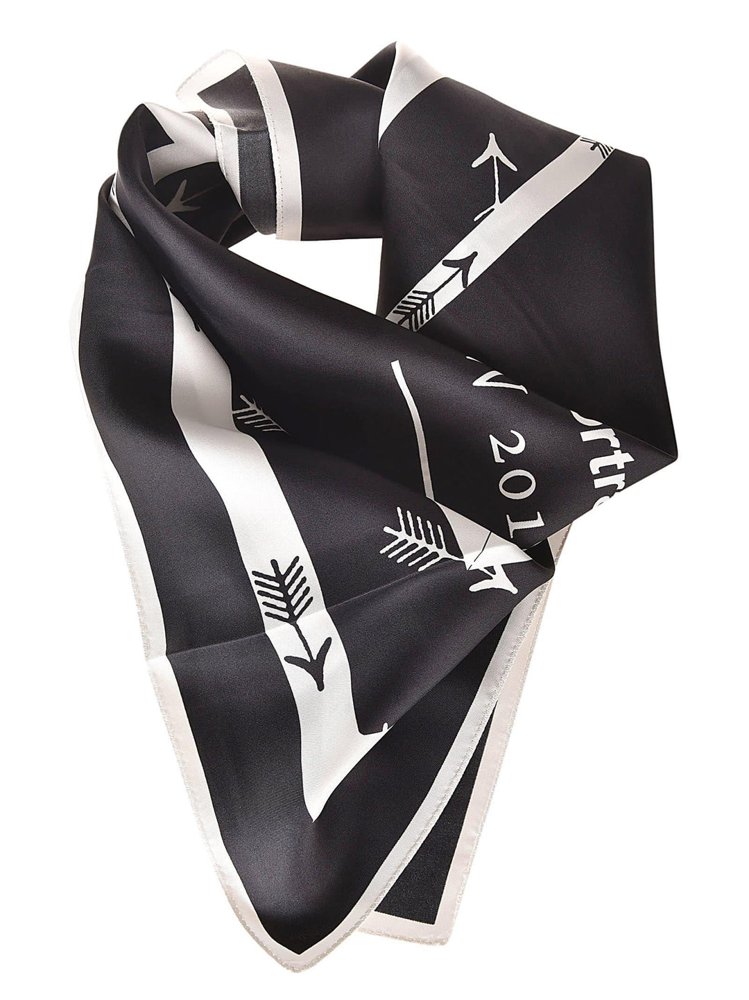 SELF PORTRAIT SCARF BLACK WHITE-1