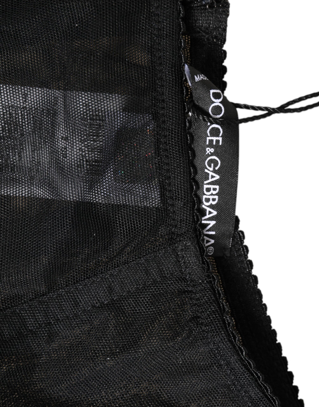 Black High Waist Mesh Sheer Shapewear Underwear