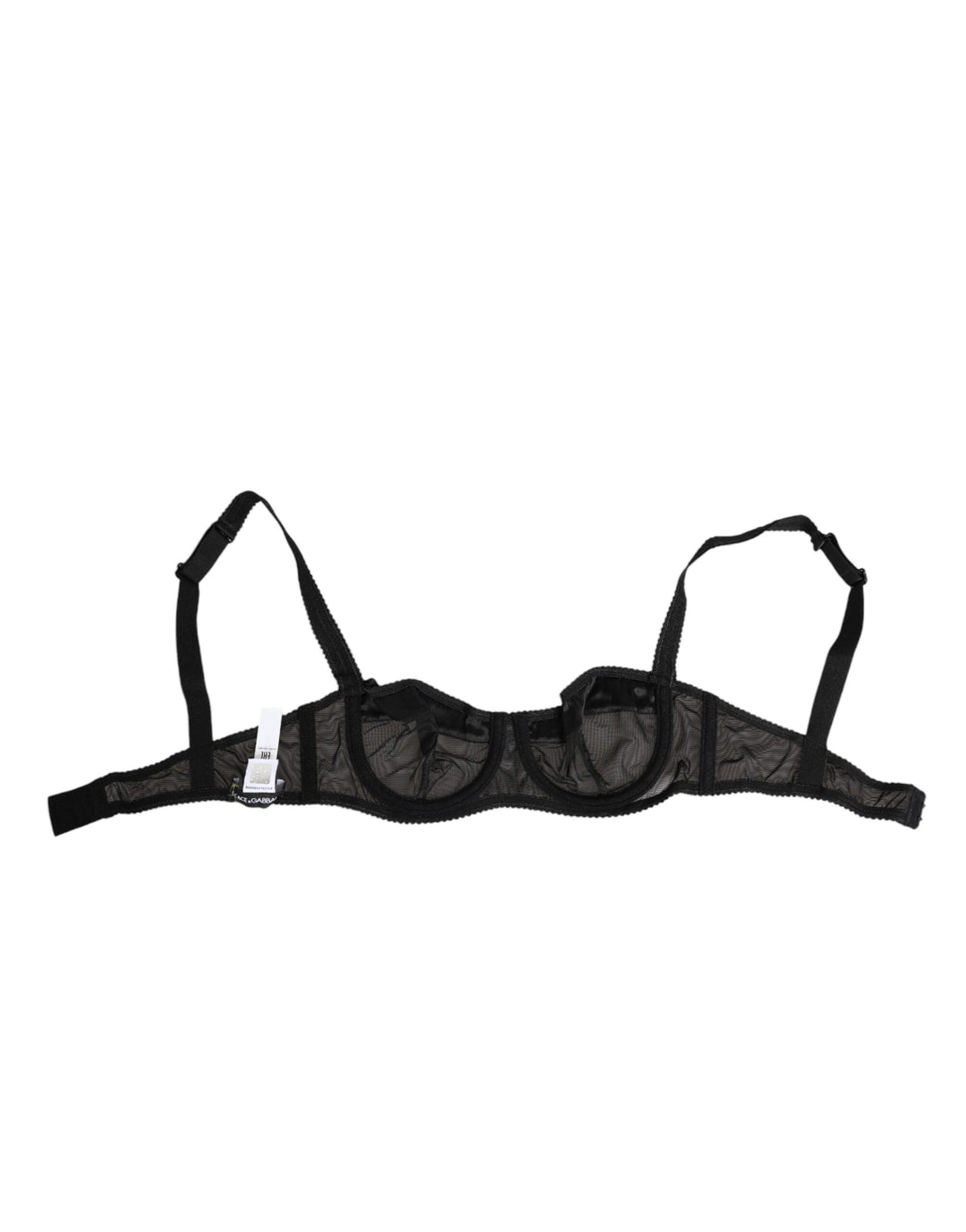 Black Sheer Mesh Underwire Bra  Underwear