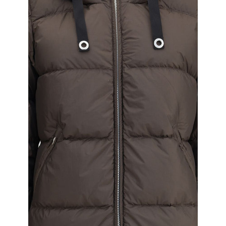 Panda long hooded Down Jacket