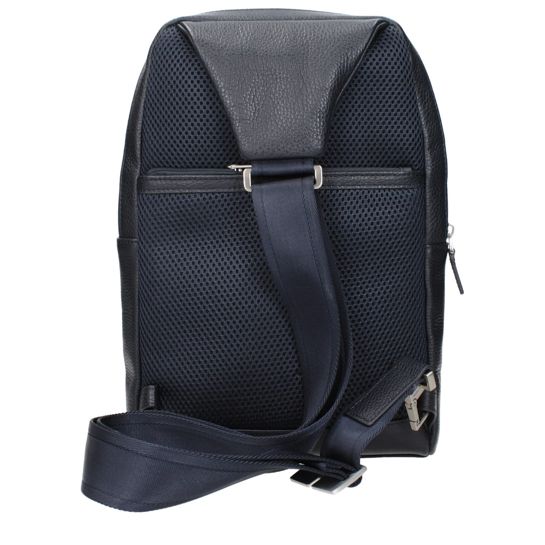 Blue Leather Crossbody Bags