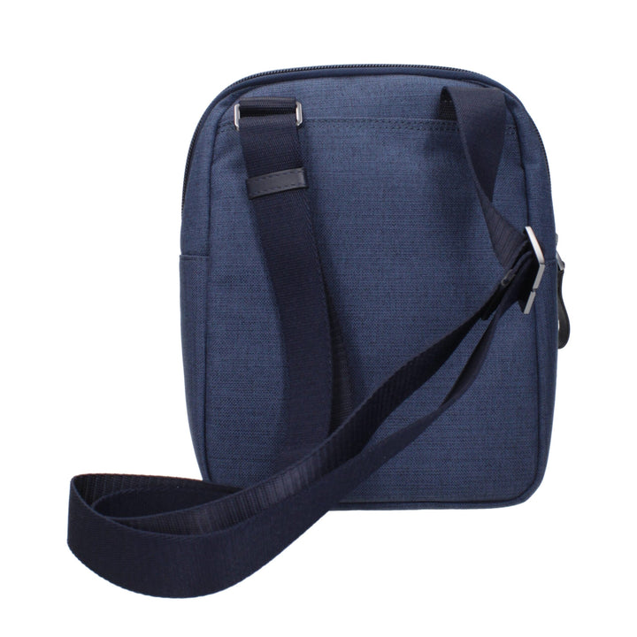 Blue Fabric Crossbody Bags