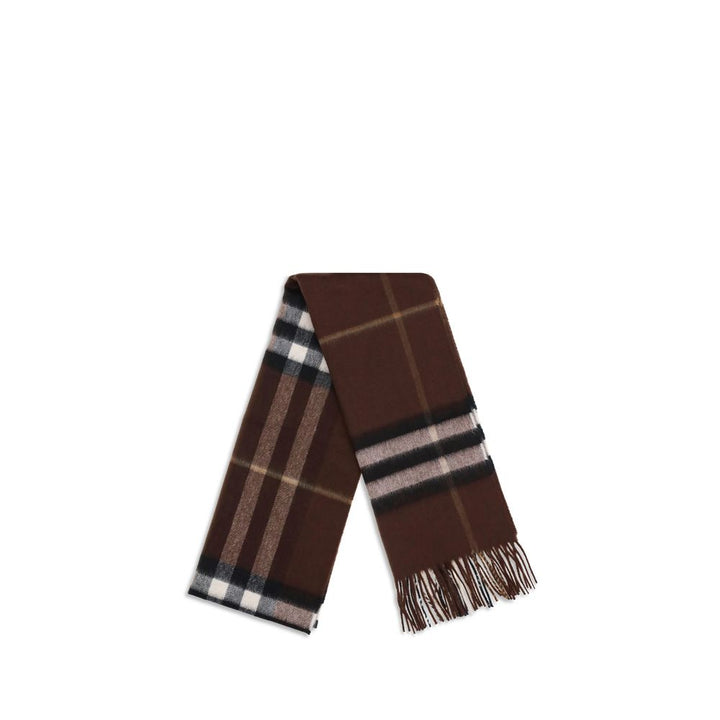 Cashmere check Scarf