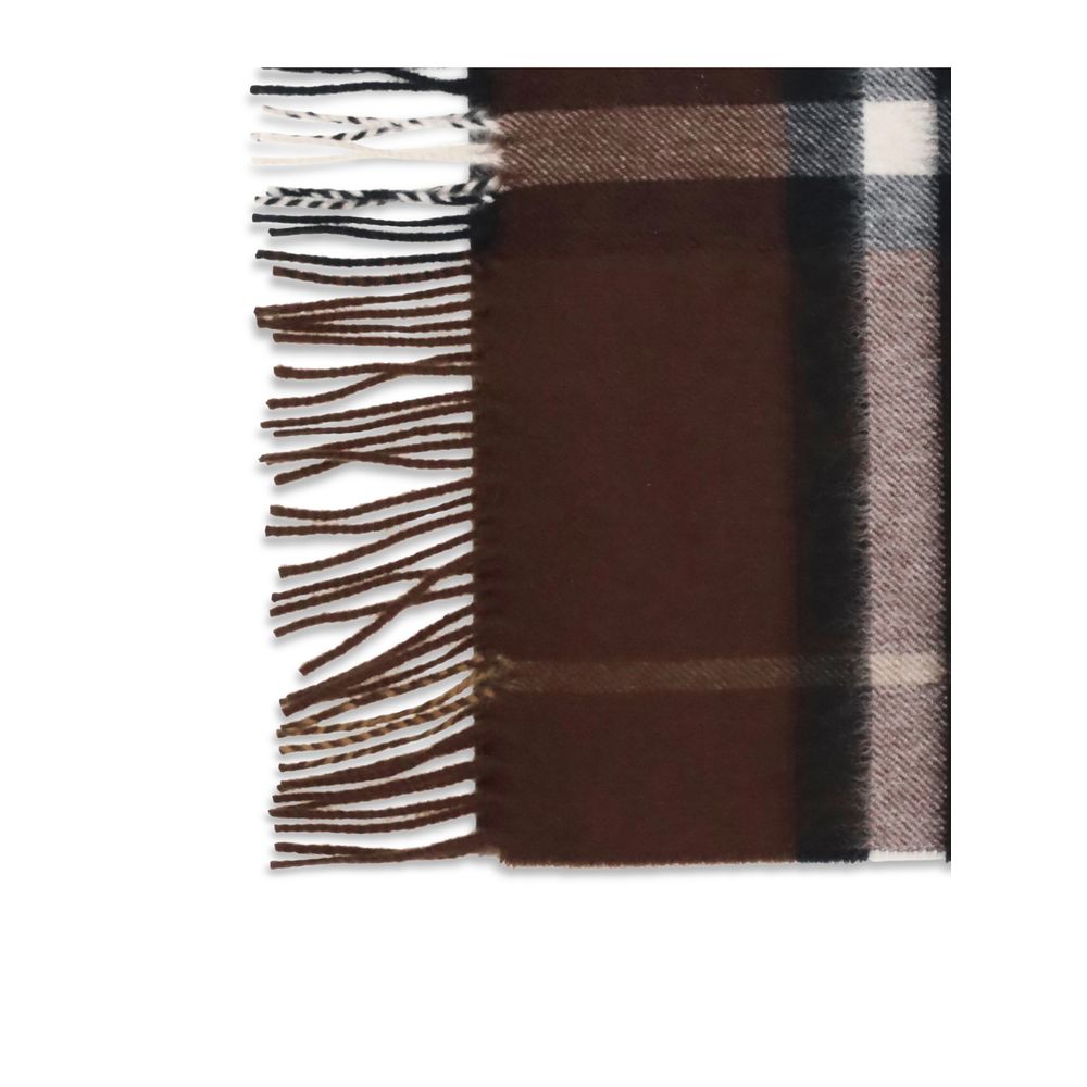 Cashmere check Scarf
