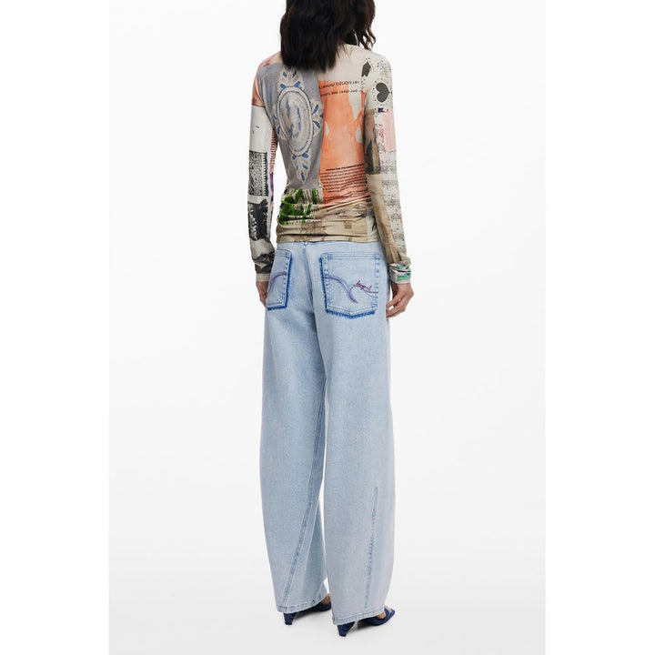 Beige Elastane Tops & T-Shirt