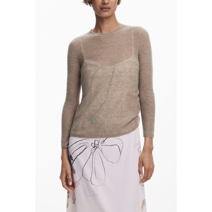 White Polyester Dress