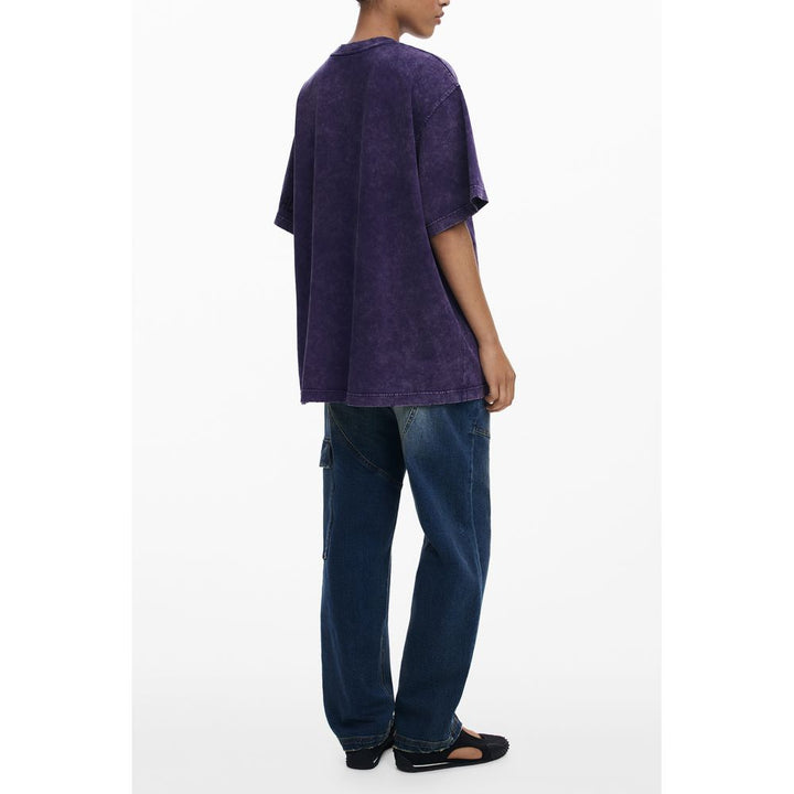 Purple Cotton Tops & T-Shirt