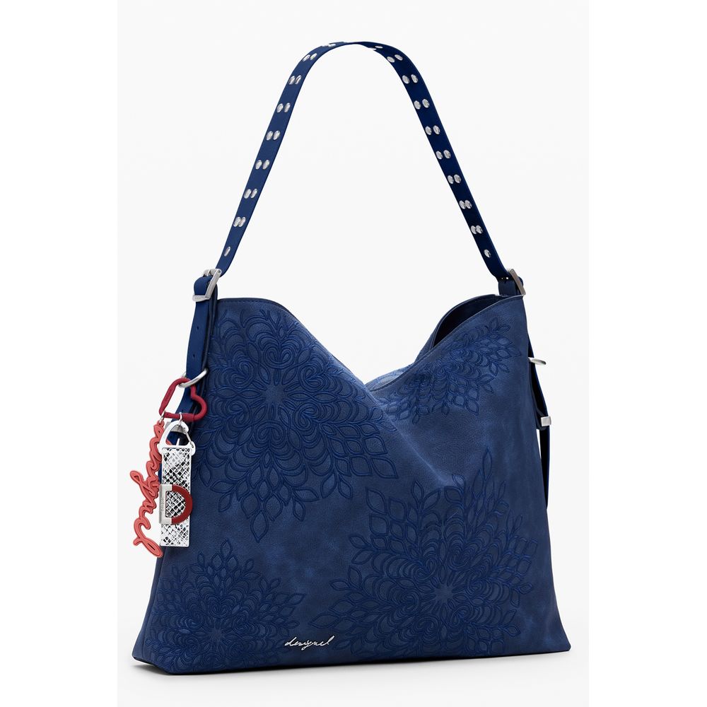 Blue Polyethylene Handbag