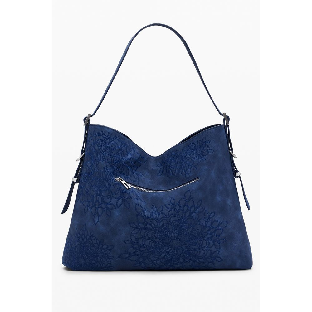 Blue Polyethylene Handbag