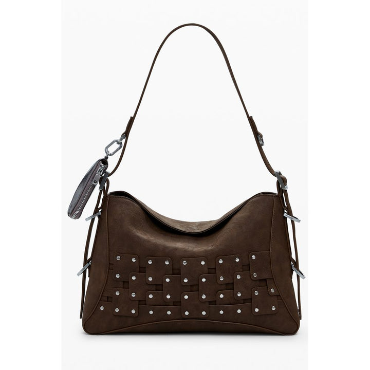 Brown Polyethylene Handbag