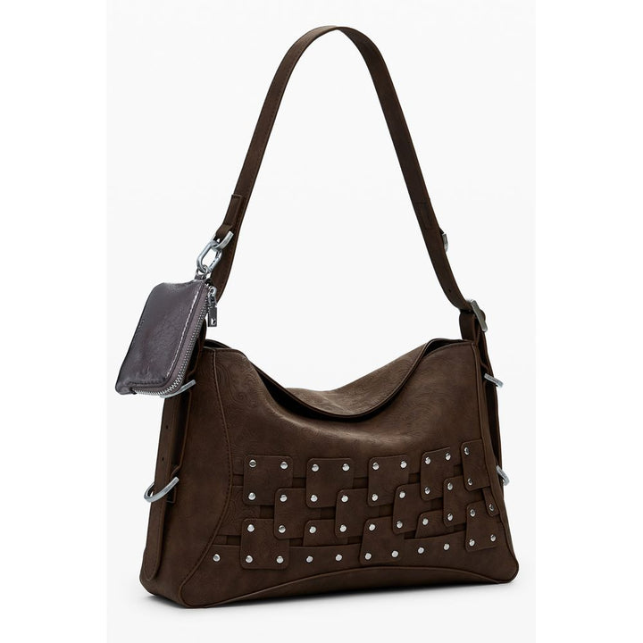 Brown Polyethylene Handbag