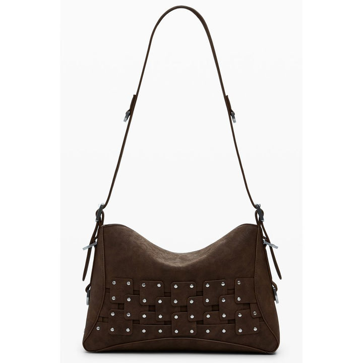 Brown Polyethylene Handbag