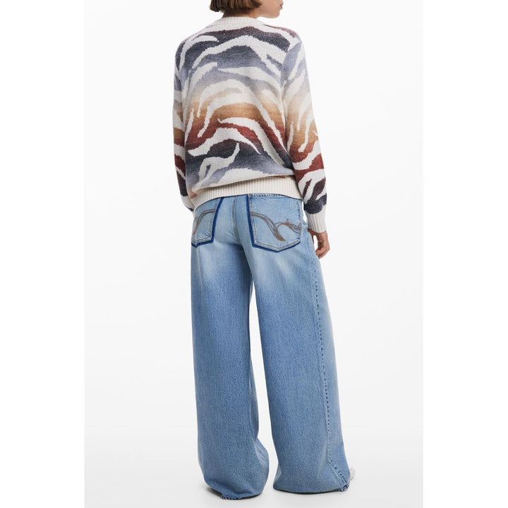 White Marabou Sweater