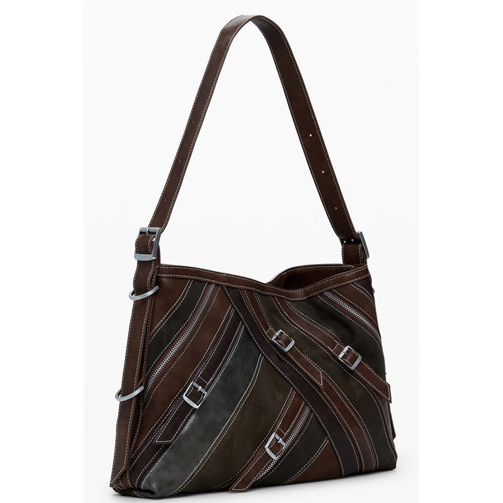 Brown Polyethylene Handbag