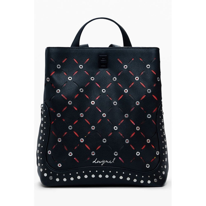 Desigual Nero Polyurethane Women Mini Backpack – SEYMAYKA