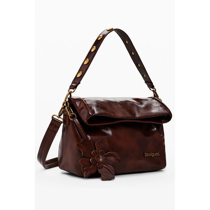Brown Polyethylene Handbag