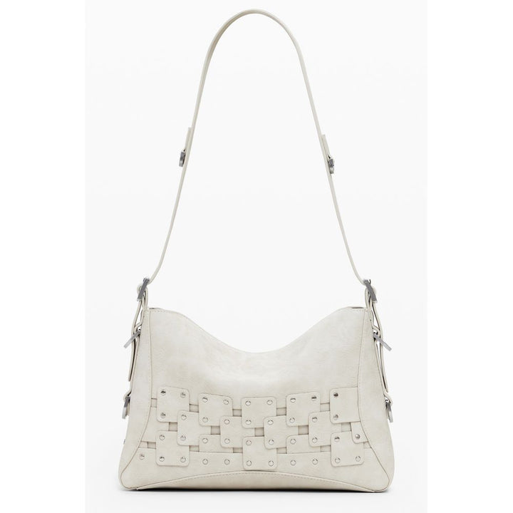 Beige Polyethylene Handbag