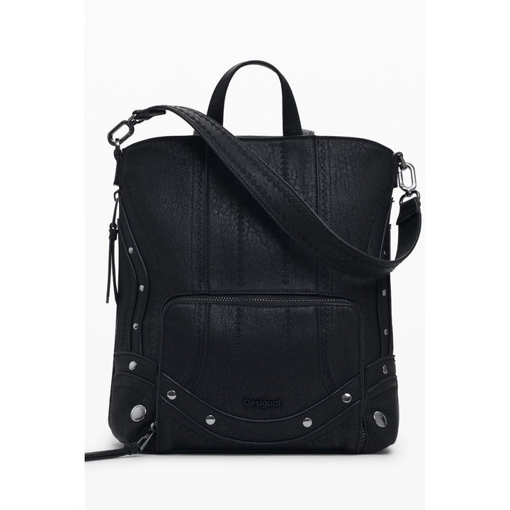 Black Polyethylene Backpack