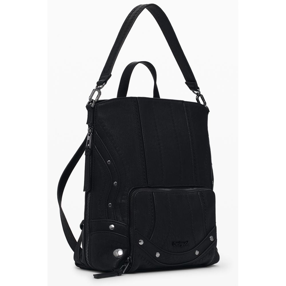 Black Polyethylene Backpack