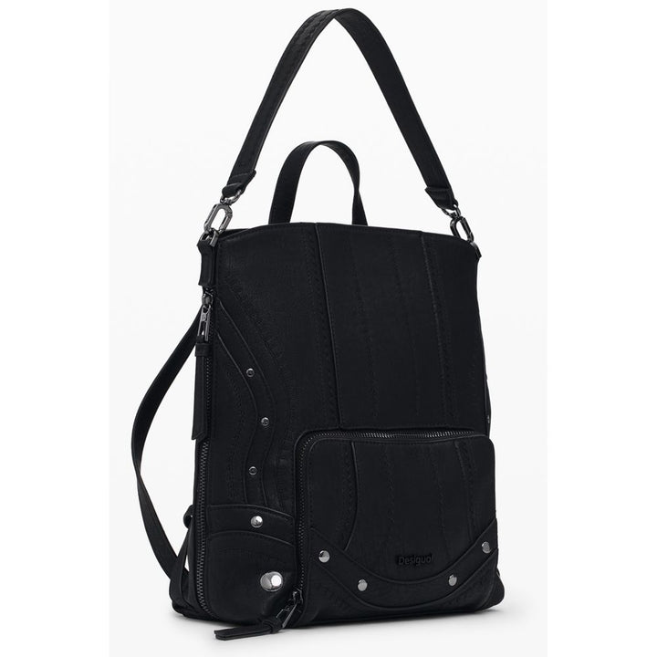 Black Polyethylene Backpack