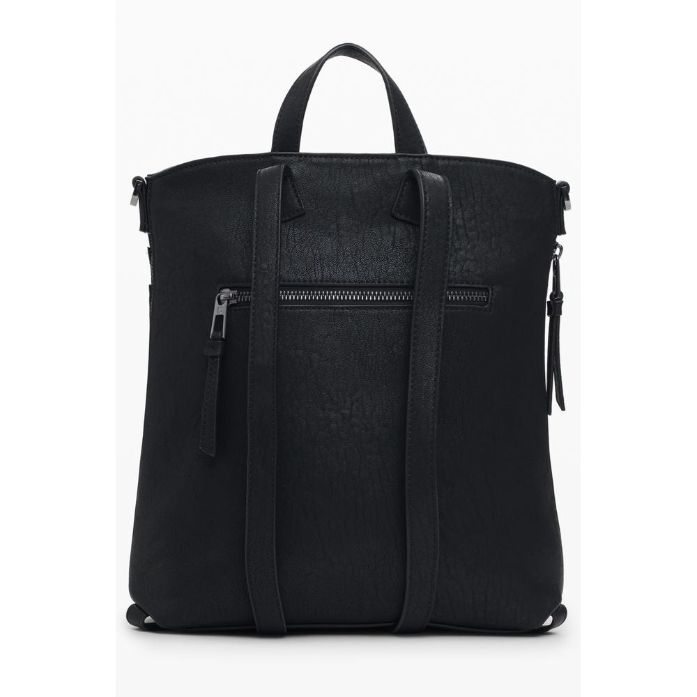 Black Polyethylene Backpack