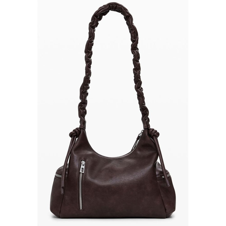 Brown Polyethylene Handbag