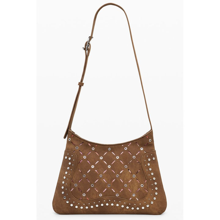 Brown Polyethylene Handbag