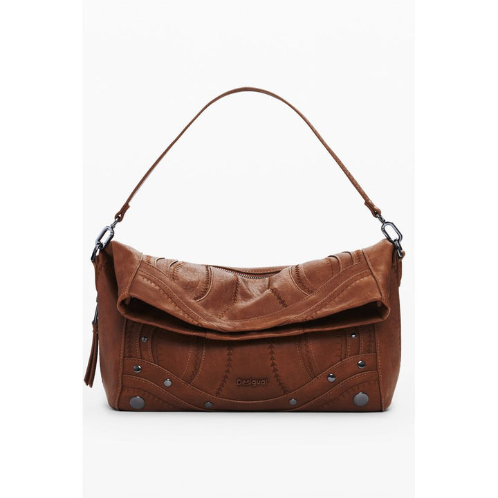 Brown Polyethylene Handbag