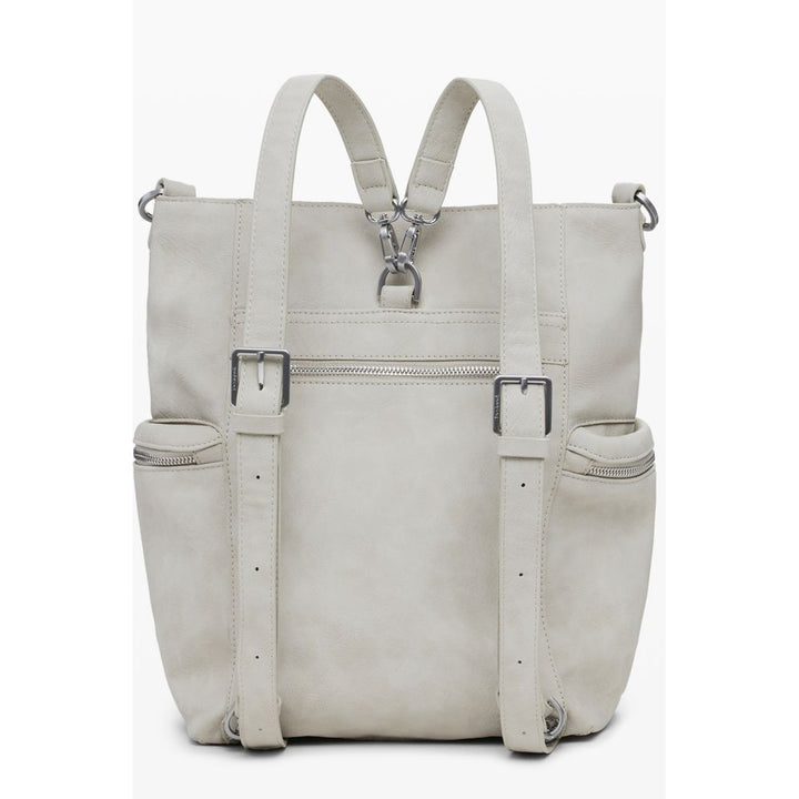 Beige Polyethylene Backpack