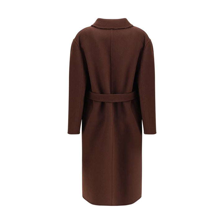 Silk and wool reversible Coat