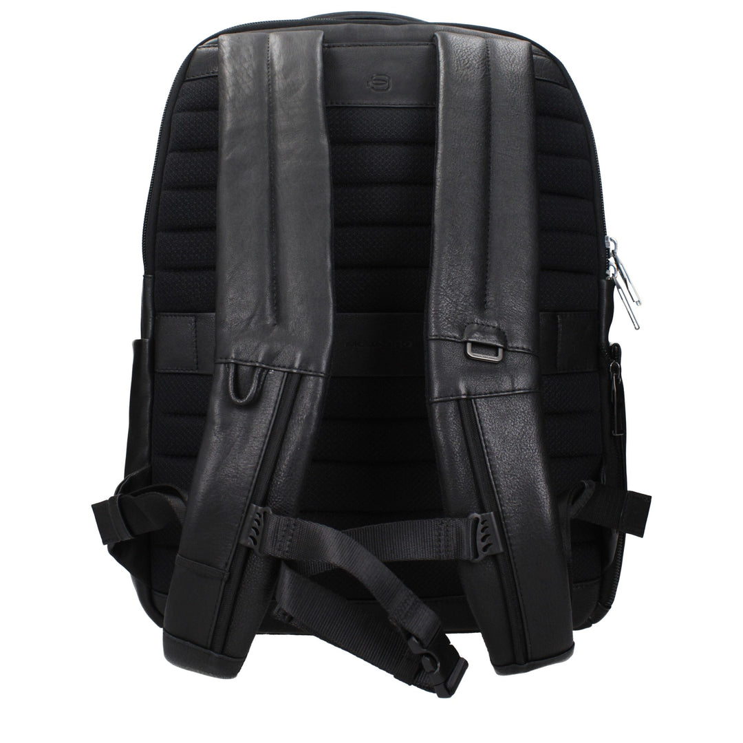 Black Leather Backpacks