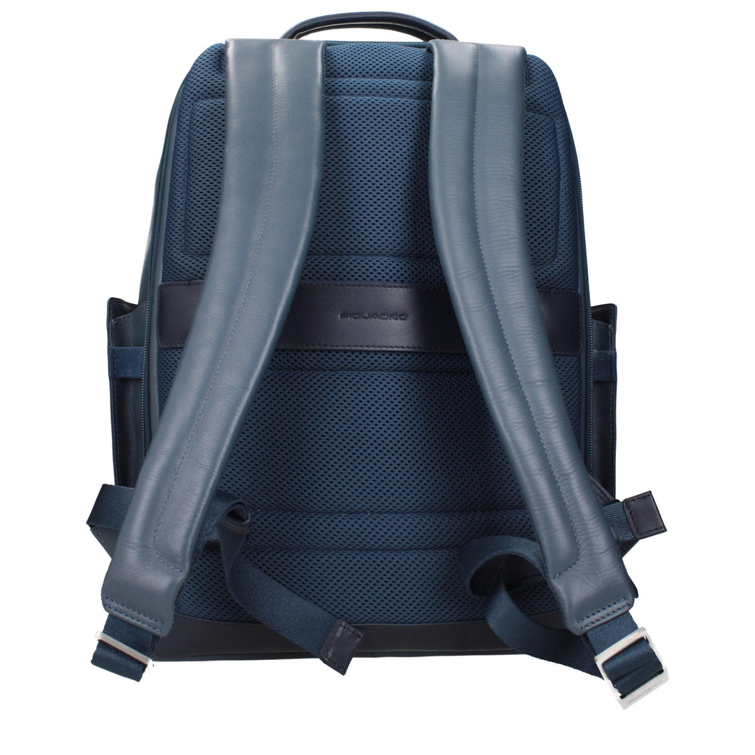 Blue Leather Backpacks
