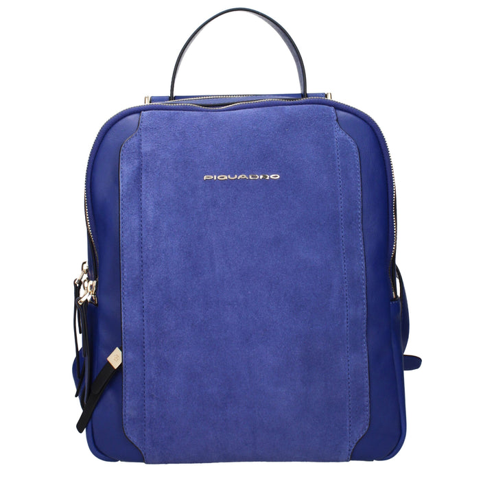 Blue Leather Backpacks