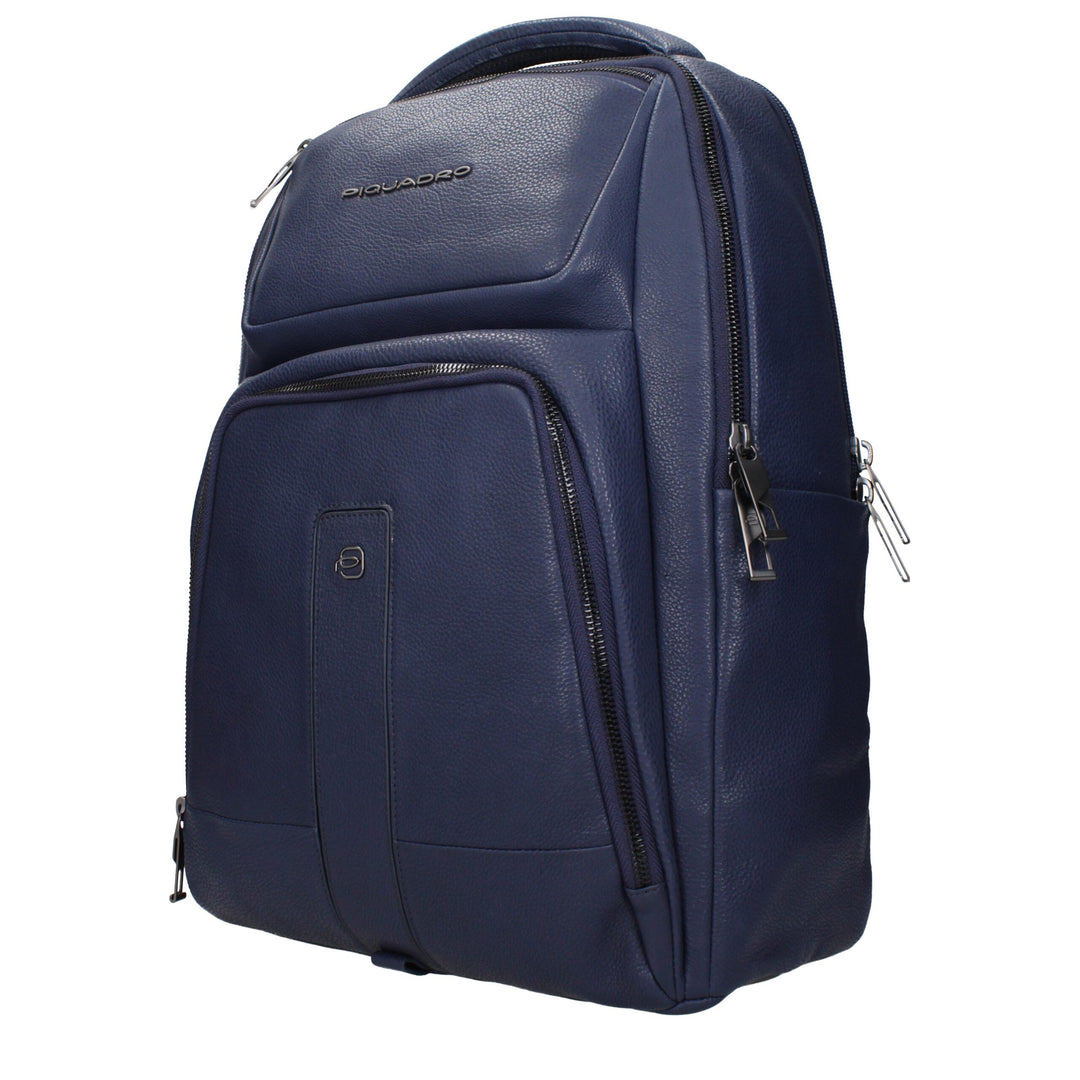 Blue Leather Backpacks
