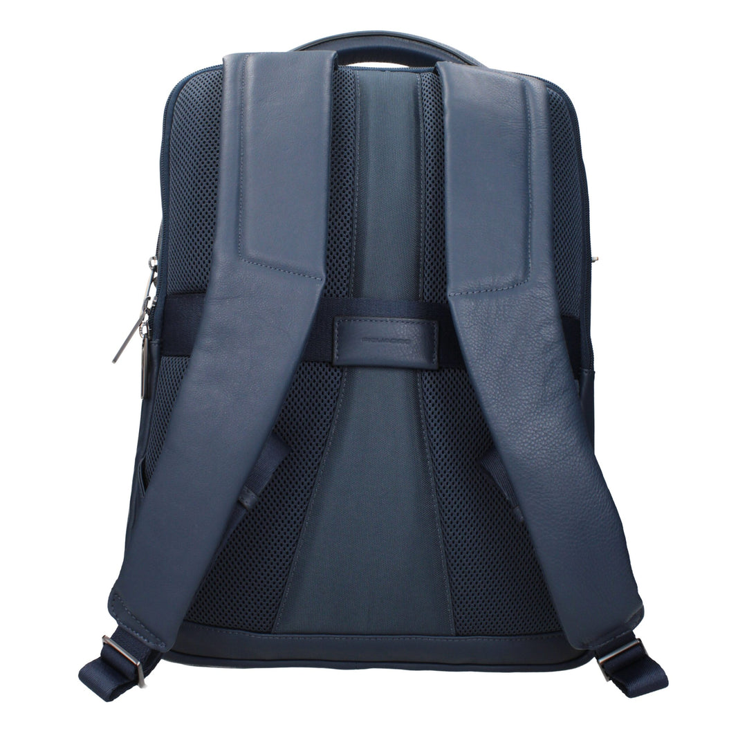 Blue Leather Backpacks