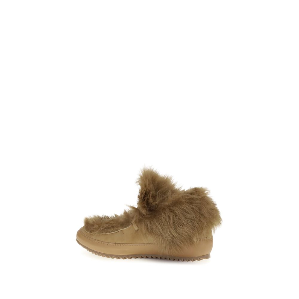 Furry Ankle Boots