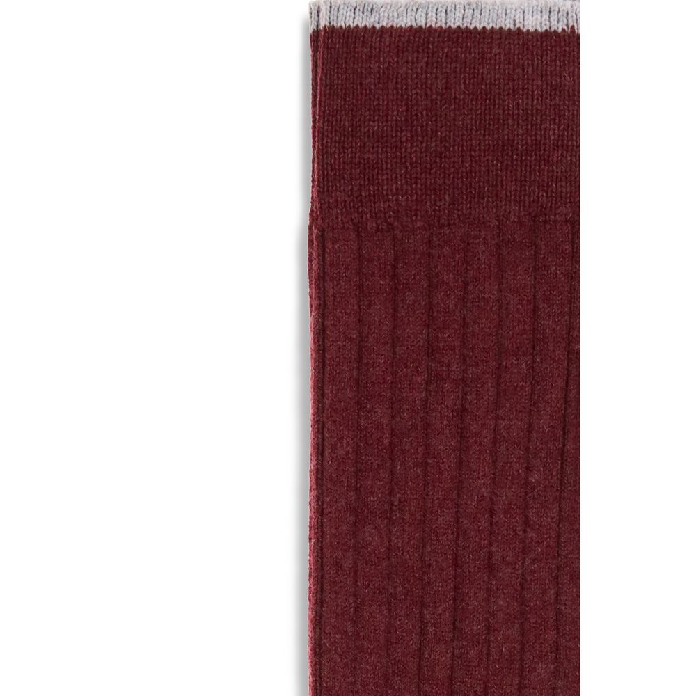 Cashmere ribbed Socks