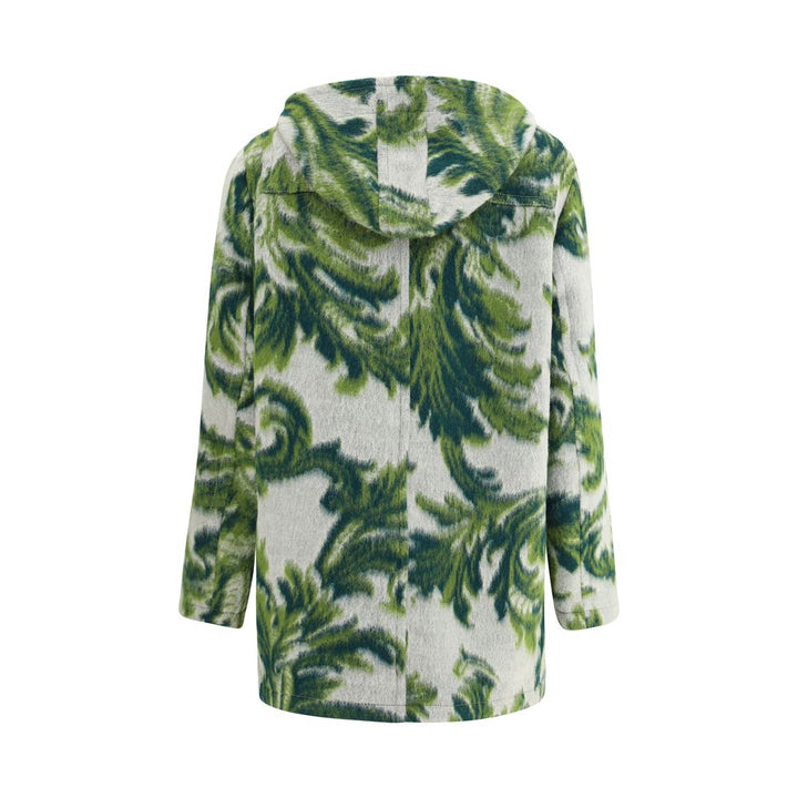 Carded wool duffle Coat