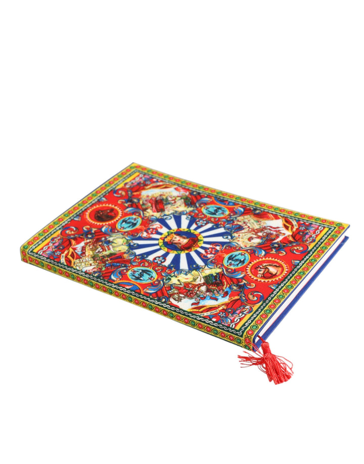 Multicolor Sicilian Carretto Print Journal  Notebook