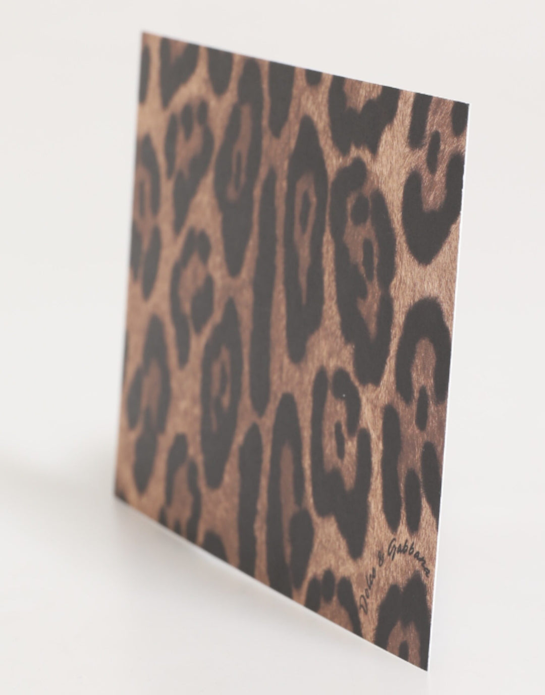 Multicolor Leopard Print Envelope Paper Post Card Holder