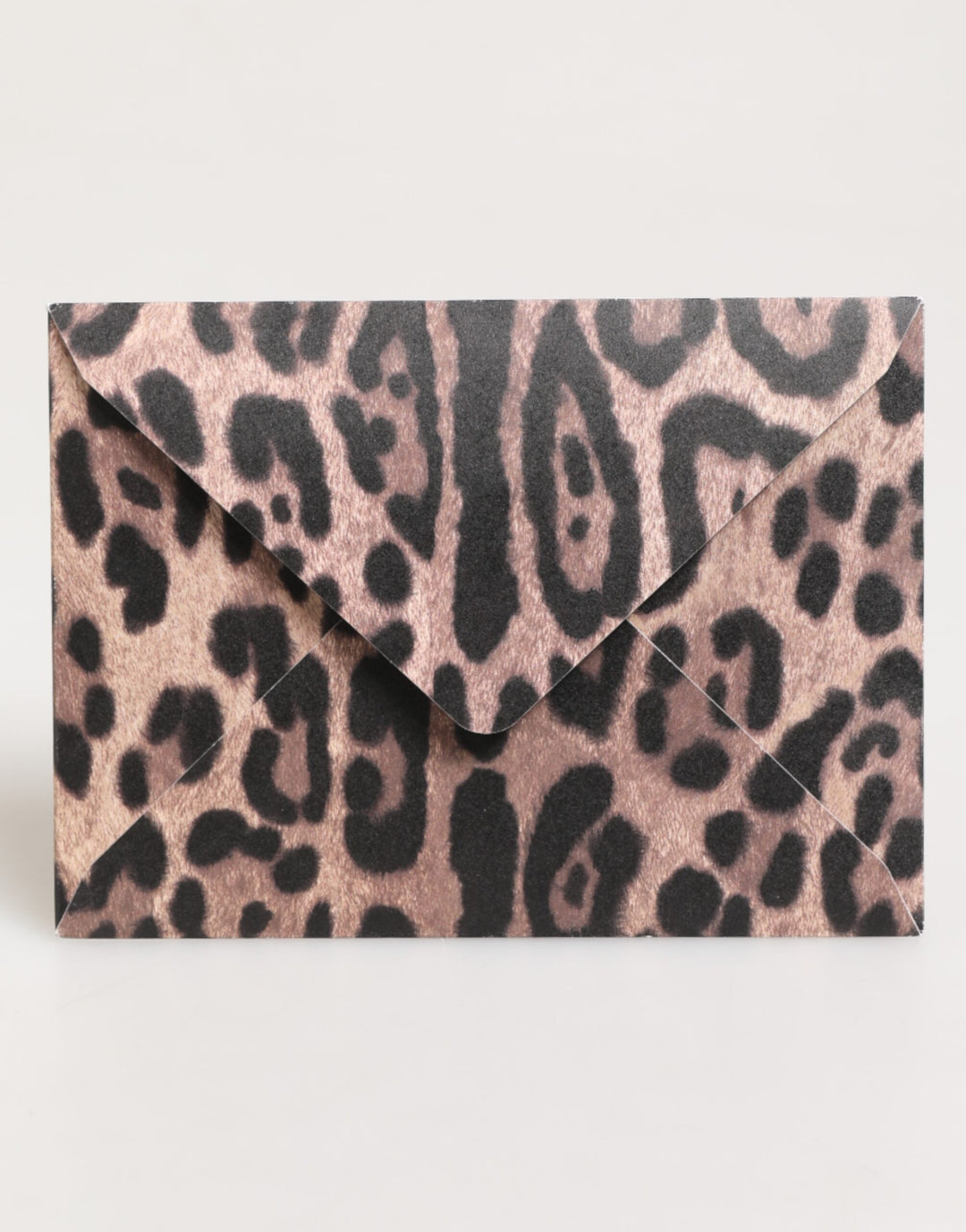 Multicolor Leopard Print Envelope Paper Post Card Holder