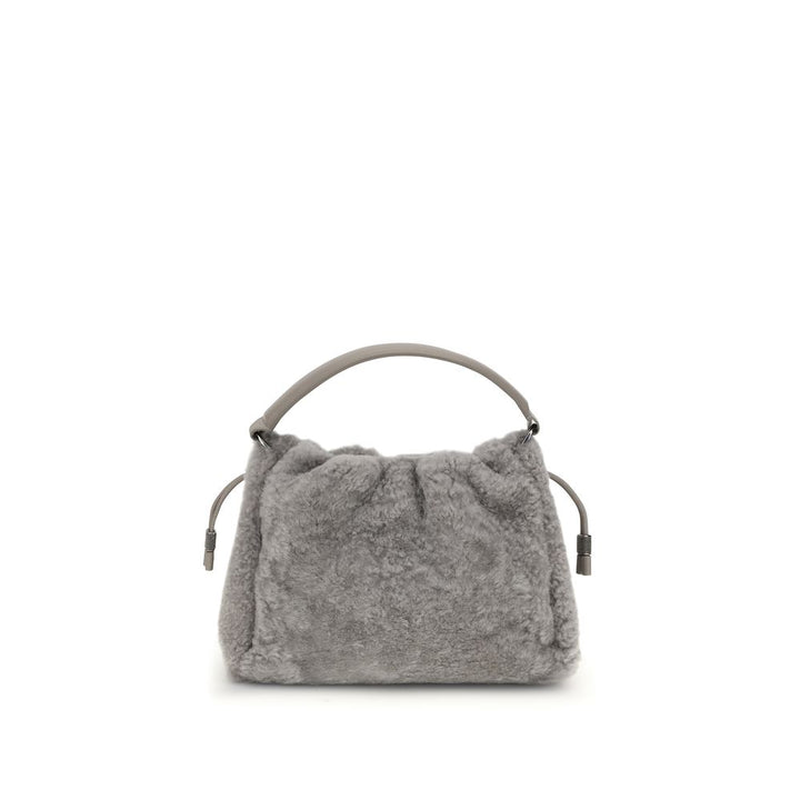 Small shearling Mellow Shoulder Bag